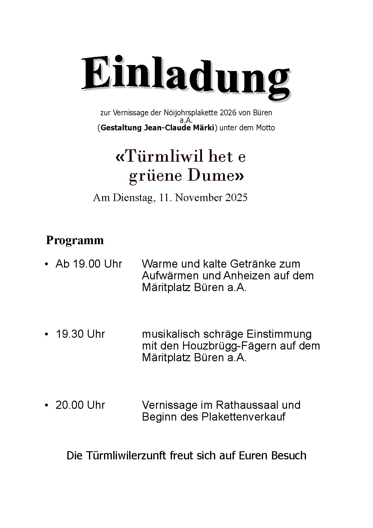 Plakettenvernissage Plakettenvernissage