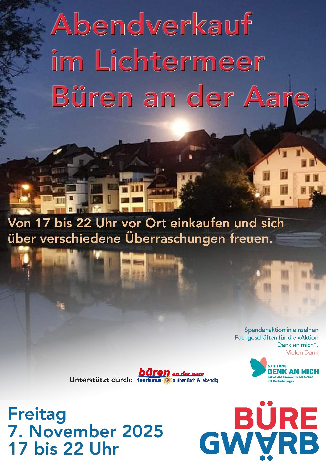 Abendverkauf im Lichtermeer Abendverkauf im Lichtermeer